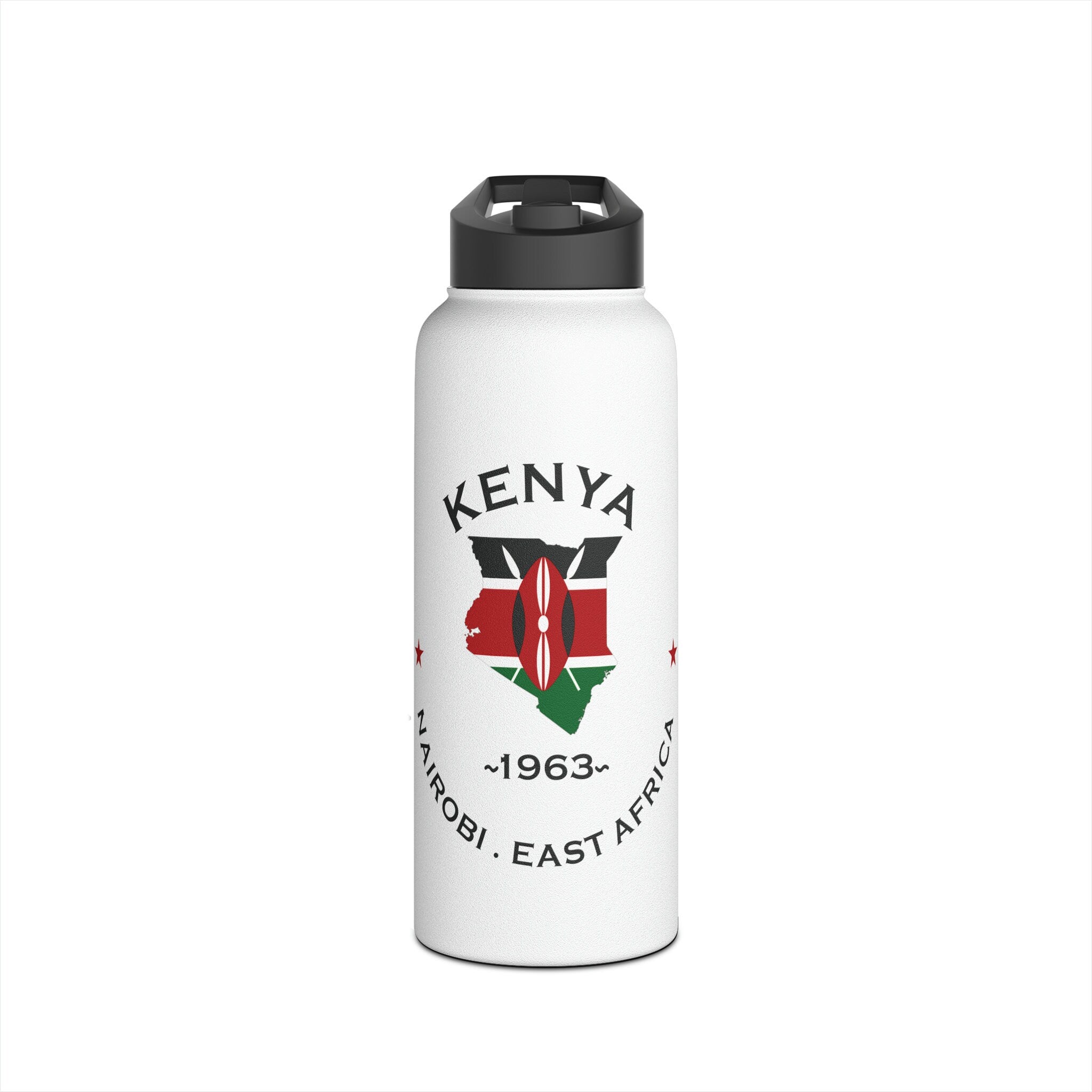 Kenyan Stainless Steel Water Bottle